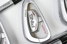 Ping Anser Forged 2011 Irons / 3-PW / Silver Dot / Stiff Flex Project X Rifle