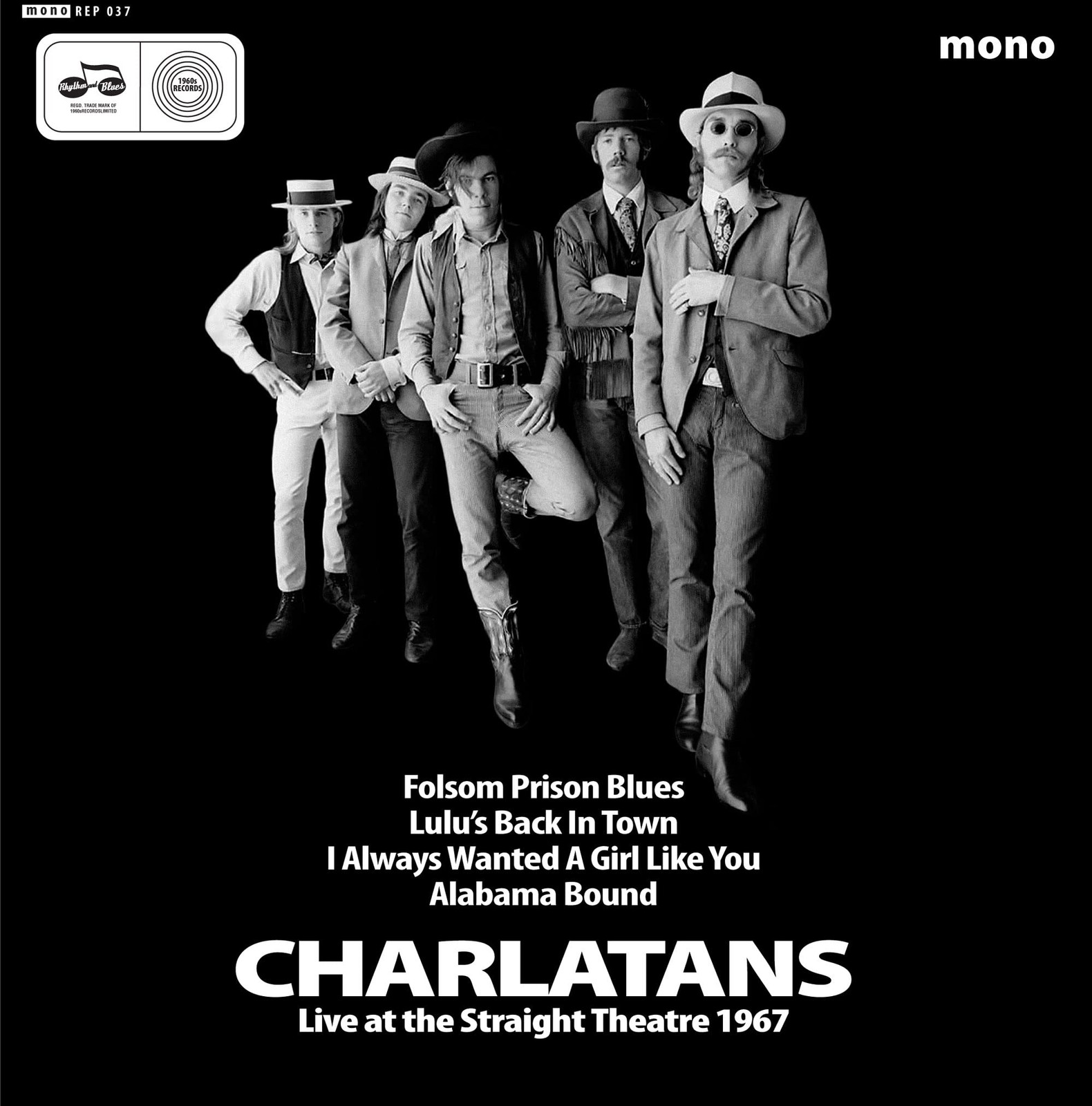 Charlatans Live At the Straight Theatre 1967 7 Inch Vinyl REP037 NEW