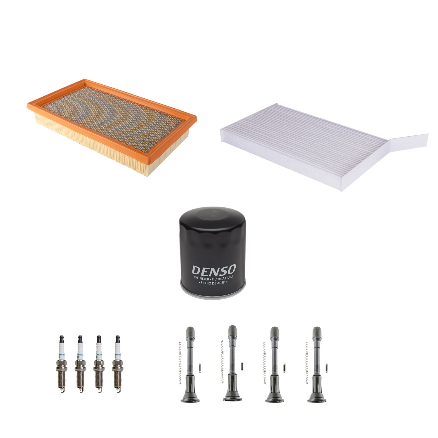 Denso Tune Up Kit 4 Spark Plugs  Boots Kit for Cube 1.8L L4 GAS MR18DE FWD 2014