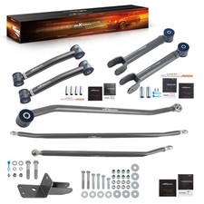 Front Control Arms Track Bar Steering Crossover Kit For Jeep Cherokee Xj 84-2001