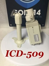 Ikegami ICD-509 Security Color Camera W/ 2.8-12mm 540TVL TDN Wall Mount TESTED!
