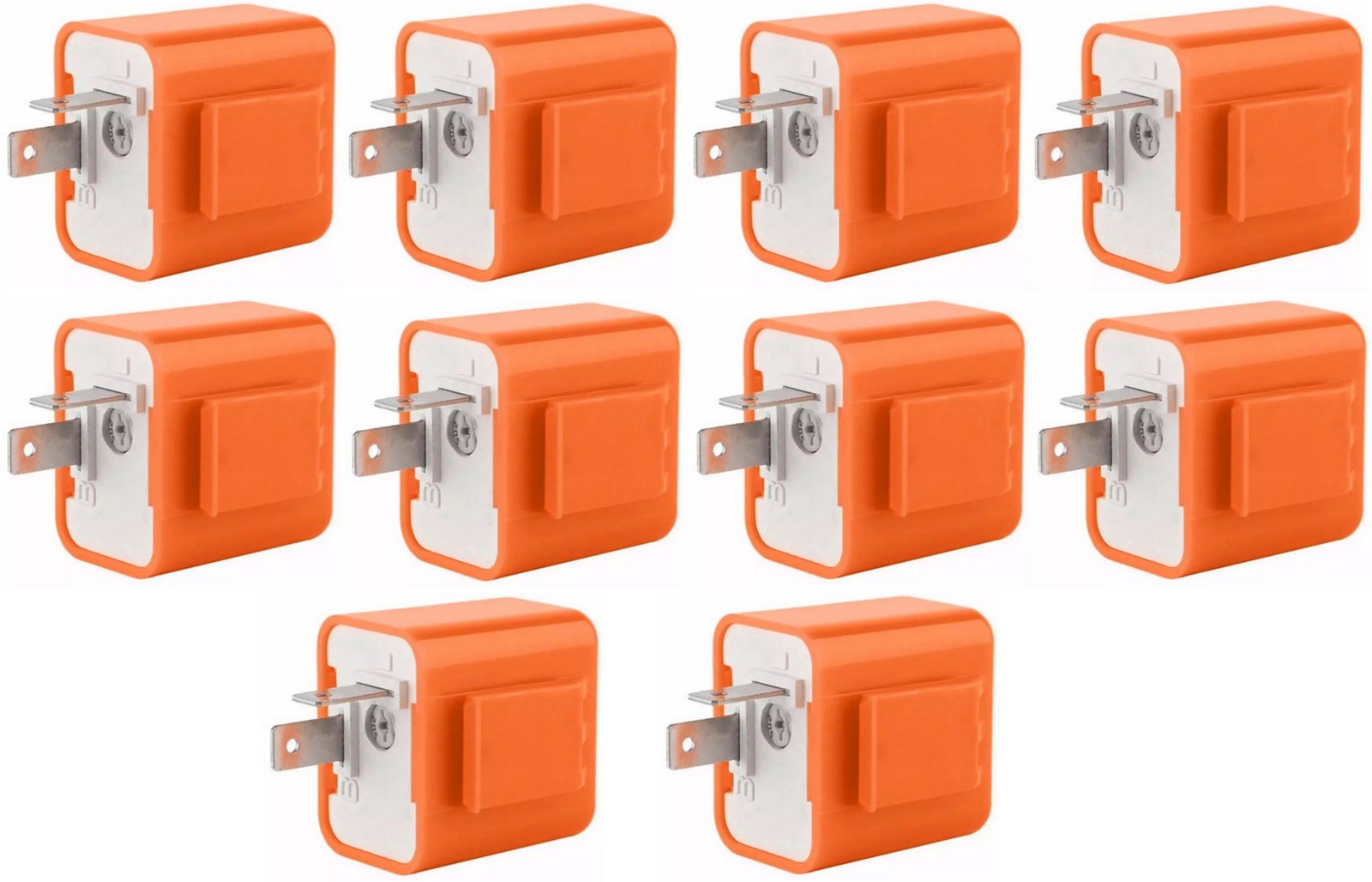 Relais de clignotant 12V universel pour moto et scooter standard - Lot de 10 pièces