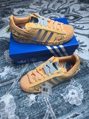 Hellstar x Adidas Superstar  Hazy Orange  Size 12