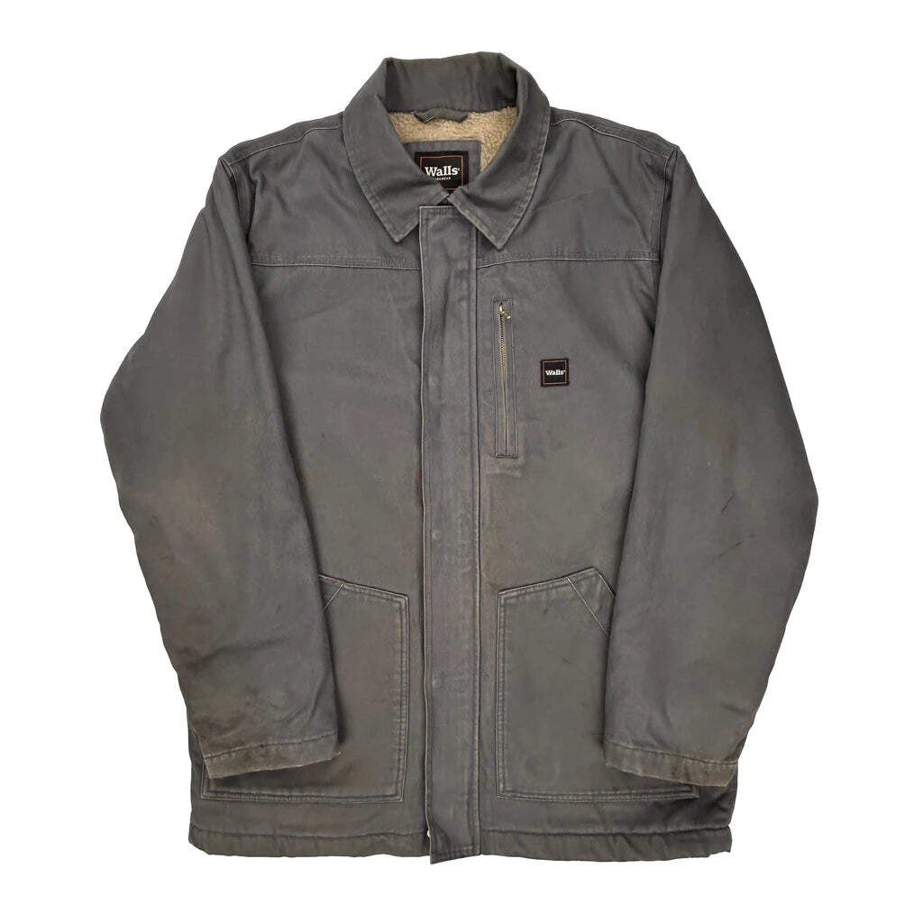 Walls Jacket - Large Gray Cotton