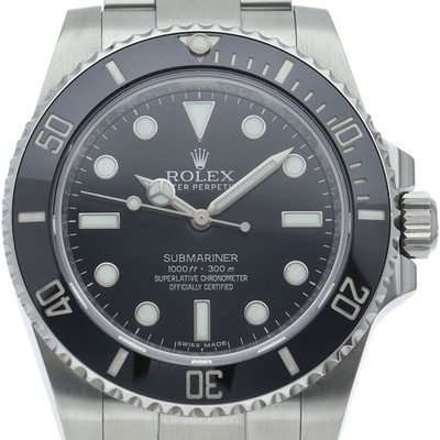ROLEX Submariner Watch with Mirrored Buckle 114060 (Runtime) Stainless Steel...