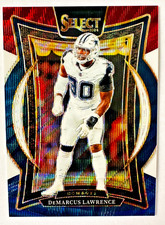 2024 Panini Select DeMarcus Lawrence RED WHITE BLUE Wave Prizm Card /299 Cowboys