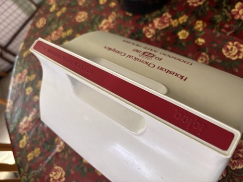 Vintage Playmate by Igloo Small Red Cooler Philips 66 Houston Chemical Complex - Picture 3 of 7