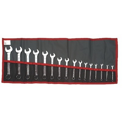 Facom Fm-39.Je16t Combo Wrench Set, 6/12 Pt, 3.2-17Mm, 16 Pc
