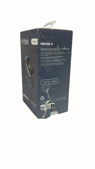 Fitbit Versa 4 Smartwatch, GPS, Bluetooth, Heart Rate, Fitness Tracker Platinum - Image 2 of 4