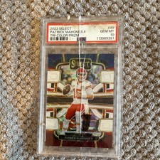 Panini Select 2023 Patrick Mahomes II Tri-Color Prizm #49 /259 PSA 10