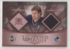 2005-06 Upper Deck Artifacts Treasured Swatches Maroon /25 Markus Naslund px8