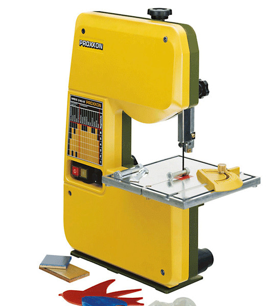 Micro-scie à ruban MBS 240/E Proxxon avec table en aluminium 220x200mm