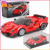 Technik Bausteine Rennwagen F4T Lm 424 Teile Bauspielzeug Mit Vitrine Auto