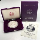 1987-S $1 American Silver Eagle Proof 1 oz US Bullion Troy Ounce Coin Set w/ OGP
