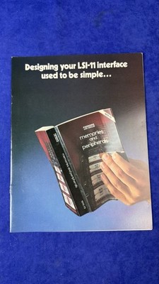 DEC LSI-11 Interface Design Broschüre DMA Bus Chipkits DCK11-AB DCK11-AD