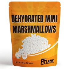 Dehydrated Mini Marshmallow Bits Only 1.25 lbs Bag - Lucky White Charms Shape