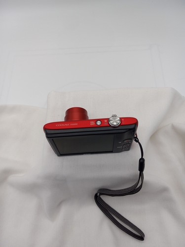 Nikon COOLPIX S4100 Red 14MP Digital Camera – 5x Zoom Touchscreen Compact - Picture 9 of 11