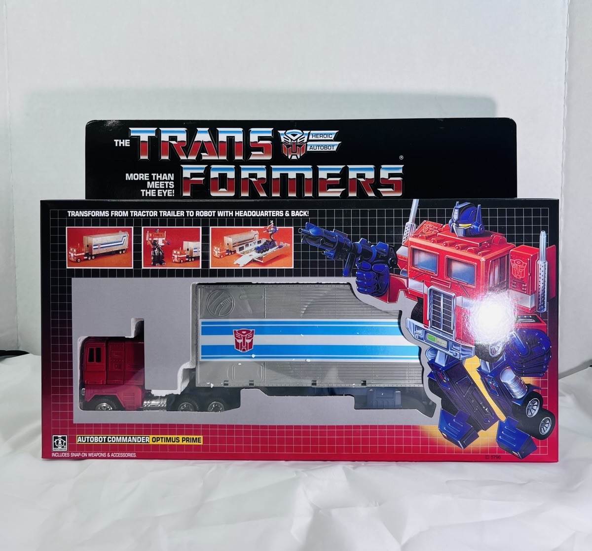Transformers G1 Autobot Commander Optimus Prime Transforming