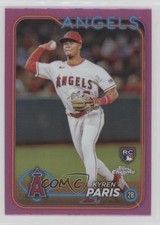 2024 Topps Chrome Pink Refractor Kyren Paris #151 0wp8