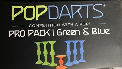 PopDarts Original Game Set   6 Suction Darts w/ Carry Bag   Indoor Outdoor Fun