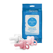 Happypaci 100 Silicone Pacifier 0-6M, BPA Free, White, Pink, Light Pink, 3 Pack