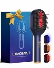 3-in-1 Electric Scalp Massager  Hair Oil Applicator, Waterproof Detangling Brus