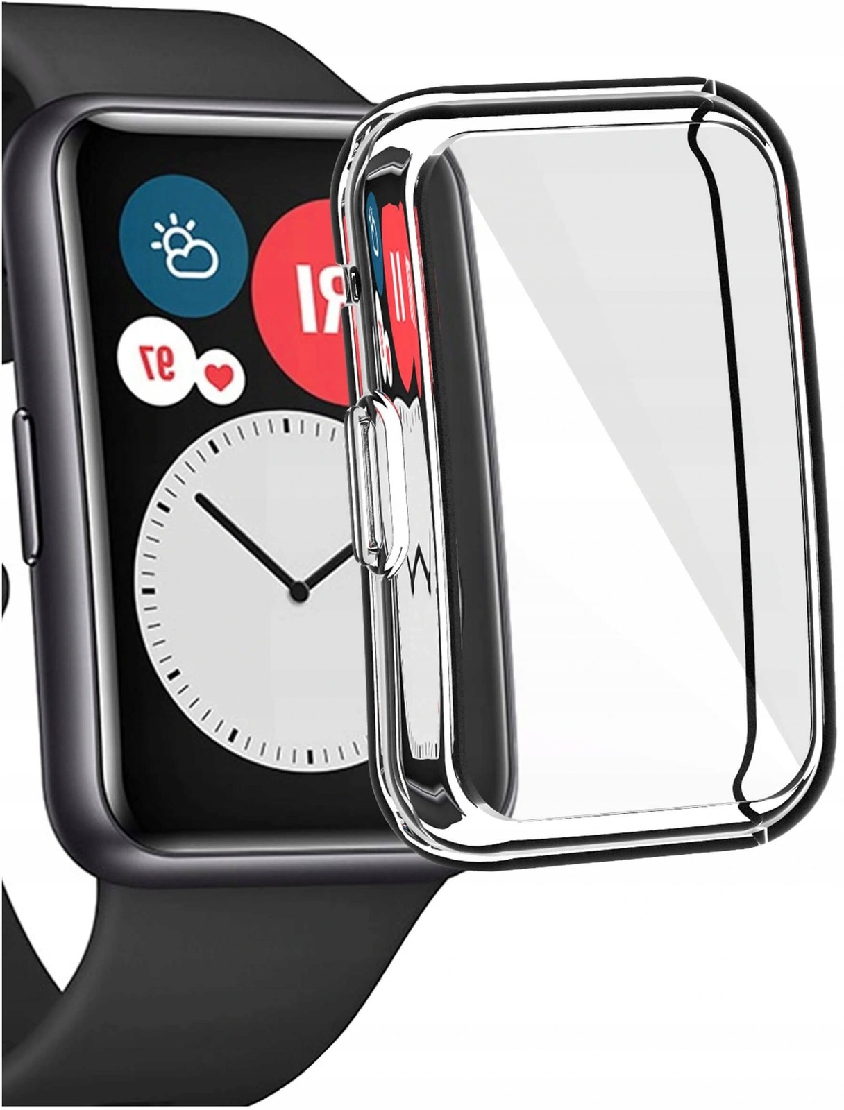 Funda Protectora 2en1 con Protector de Pantalla para Smartwatch