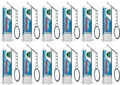 12 x Vick's Inhaler Great for Cough, Cold, Sinus, & Allergy Fast Relief