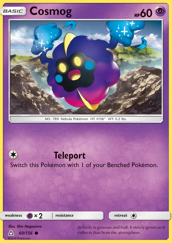 Cosmog Ultra Prism #60 Pokémon TCG