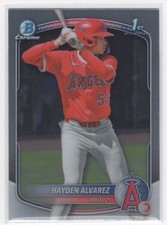 #BCP-12 2025 Bowman Chrome 1st Hayden Alvarez Los Angeles Angels