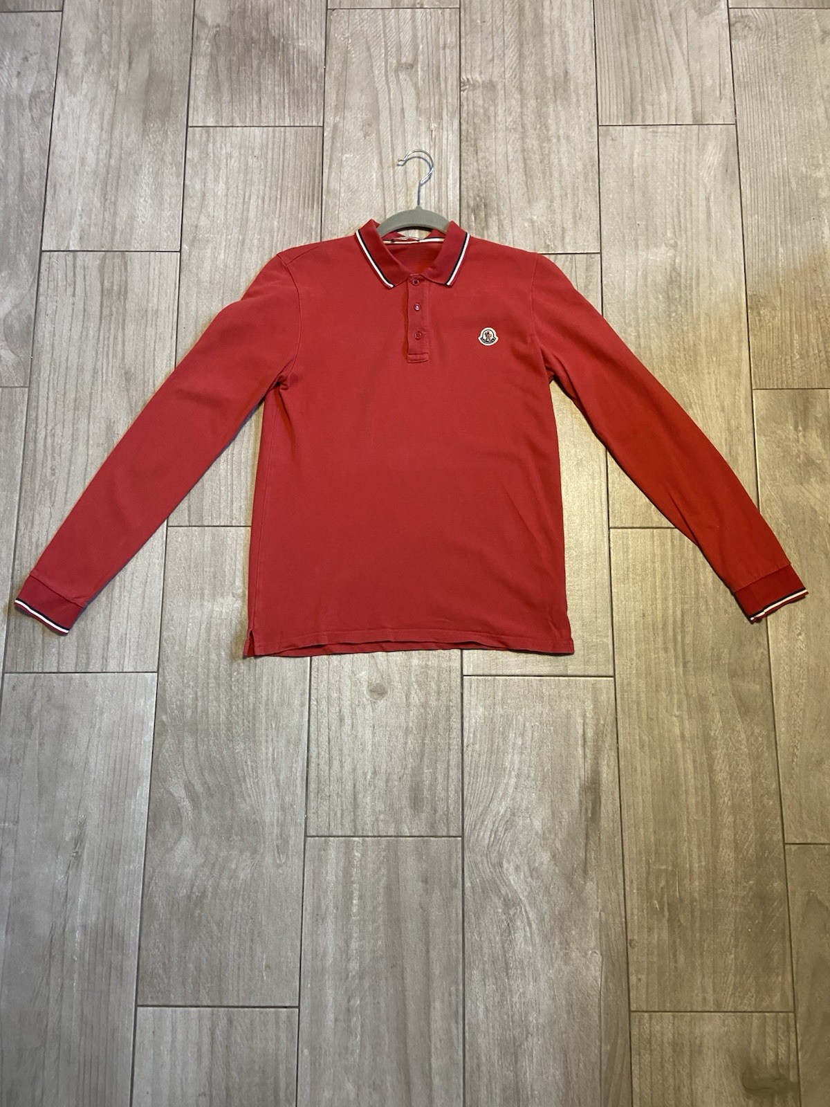 Moncler womens short sleeve polo shirt size small