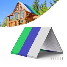 Swing Set Tarp, 52 x 90 Inches Playground Roof Canopy, Waterproof UV Protec...