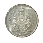 1964 Canada 50 Cents Silver Coin