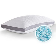 Meoflaw Cooling Pillows Standard Size,Shredded Memory Foam Bed Pillows for Sl...
