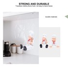 2Pcs Office Use Cartoon Chef Free-punching Wall Storage Racks (Assorted Color)