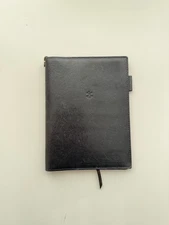 Hobonichi A6 Black Leather Cover - Arts & Science - Used