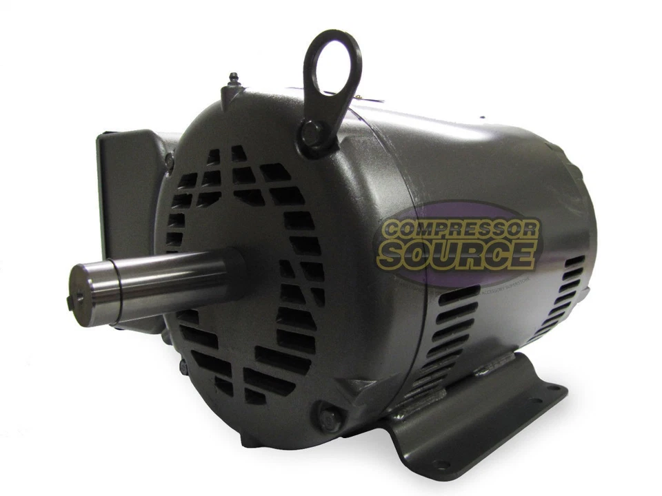 10 HP Single Phase Baldor Electric Compressor Motor 1725 RPM 215T Frame 230 Volt - Image 2 of 4