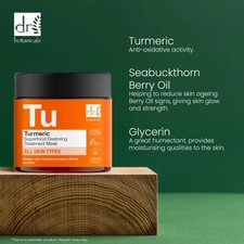 Image of Dr Botanicals TU Turmeric Superfood Restoring Treatment Mask 60ml rrp £20