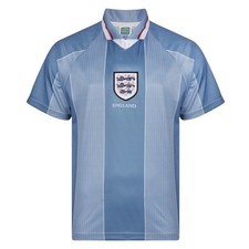 England 1996 Away Euro Championship Retro Shirt 100% POLYESTER Men's
