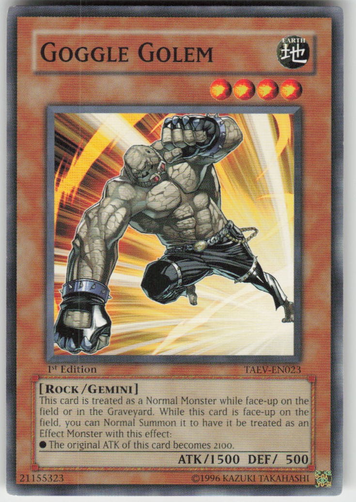 GOGGLE GOLEM TAEV-EN023 COMMON / SHORT PRINT TACTICAL EVOLUTION LP