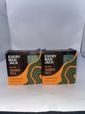 (2)Every Man Jack EMJ1367 5oz Cold Plunge Body Bar Yosemite Falls