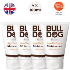 Bulldog Age Defence Skin Care Moisturiser for Men - Packs of 4