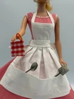 Vintage Barbie-Q Outfit #962 Clean, Crisp all Original Missing Knife only!