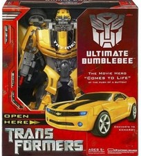 Transformers 2007 Movie Ultimate Bumblebee Camaro Electronic Action Sealed New