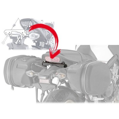 KAPPA 7400KIT X Montieren Seitenhalter T681 für Ducati 796 Monster 2008-2014