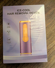 IPL Hair Removal Device Cooling LCD 999999 Flashes 9 Levels Purple/Gold