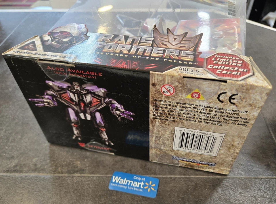 NEW 2008 TRANSFORMERS RAMJET REVENGE of the FALLEN VOYAGER CLASS WALMART CARD - Image 2 of 4