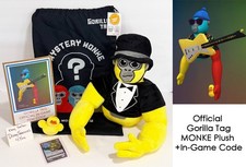 Gorilla Tag YELLOW Plushie  Game Code Official Monke Plush Juniper/Makeship NEW