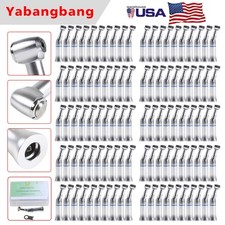 100pcs NSK Style Dental Slow Low Speed Push Button Contra Angle Handpiece Yabang