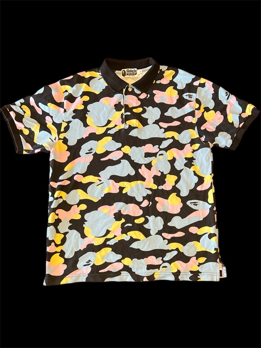 A Bathing Ape Short Sleeve Multicolor Shirts for Men for sale | eBay
